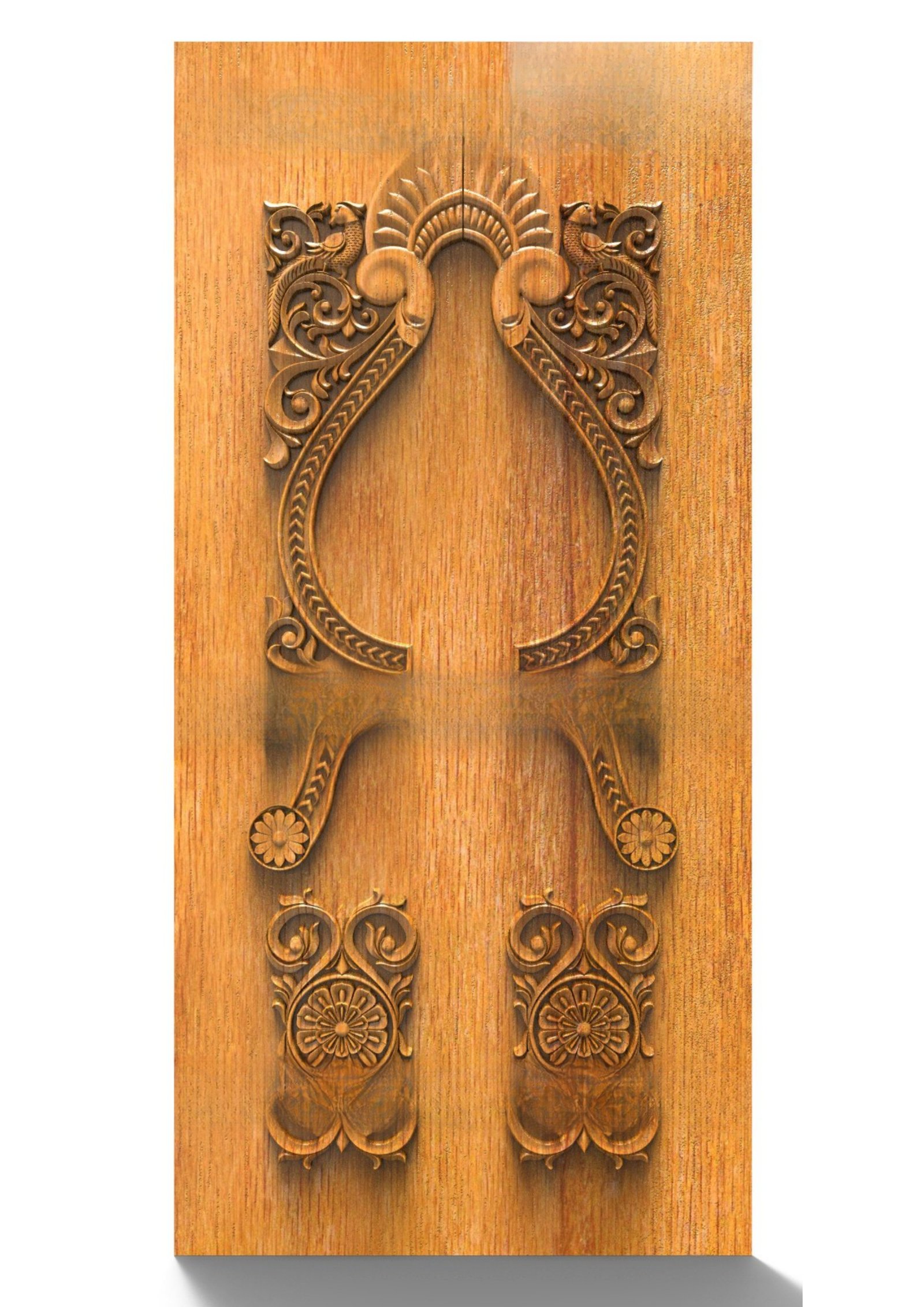 GSK NEW YEAR DOORS - PAGE-10 Traditional Floral Archway Decorative Door 3D Model